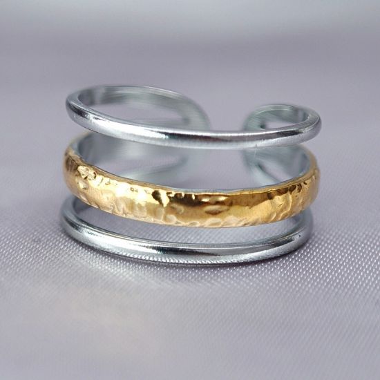 Imagen de Anillo Triple Banda Central 7