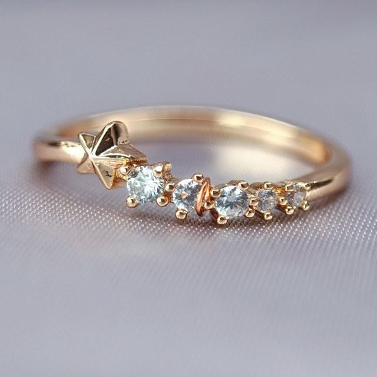 Imagen de Anillo Estrella y Circonias