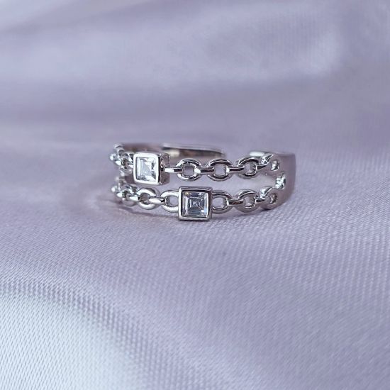 Imagen de Anillo Dos Cuadros  8