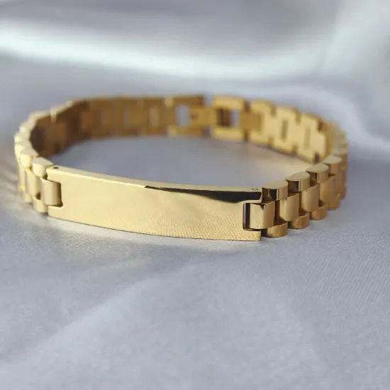 Imagen de Pulsera Esclava Tipo Rolex Amarillo  2010