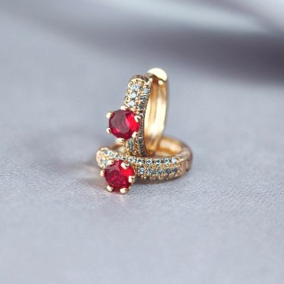 Imagen de Huggie Elegante Rubí