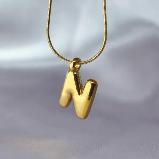 Imagen de Collar Esencia con Inicial N  4401