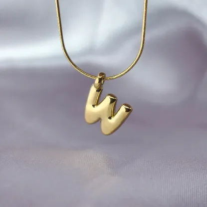 Imagen de Collar Esencia con Inicial W  4401