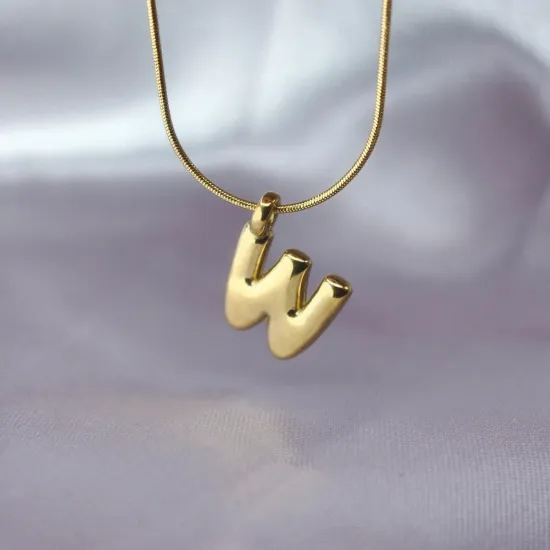 Imagen de Collar Esencia con Inicial W  4401