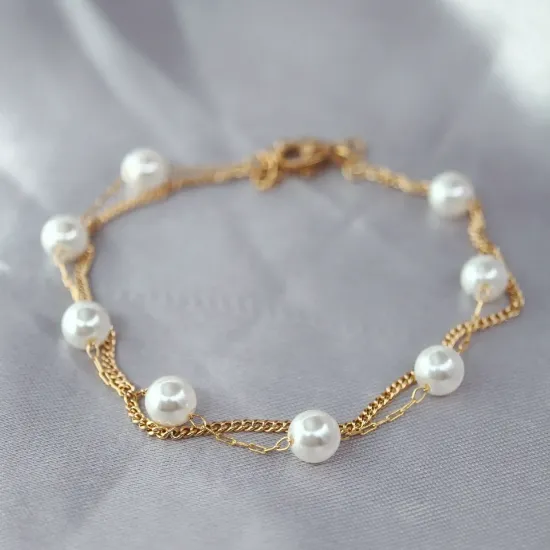 Imagen de Pulsera Satélites de Perlas  1802