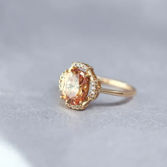 Imagen de Anillo Morganita Melocotón