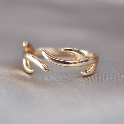 Imagen de Anillo Ramas de Oro  7
