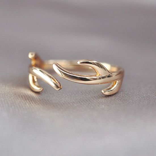 Imagen de Anillo Ramas de Oro  7
