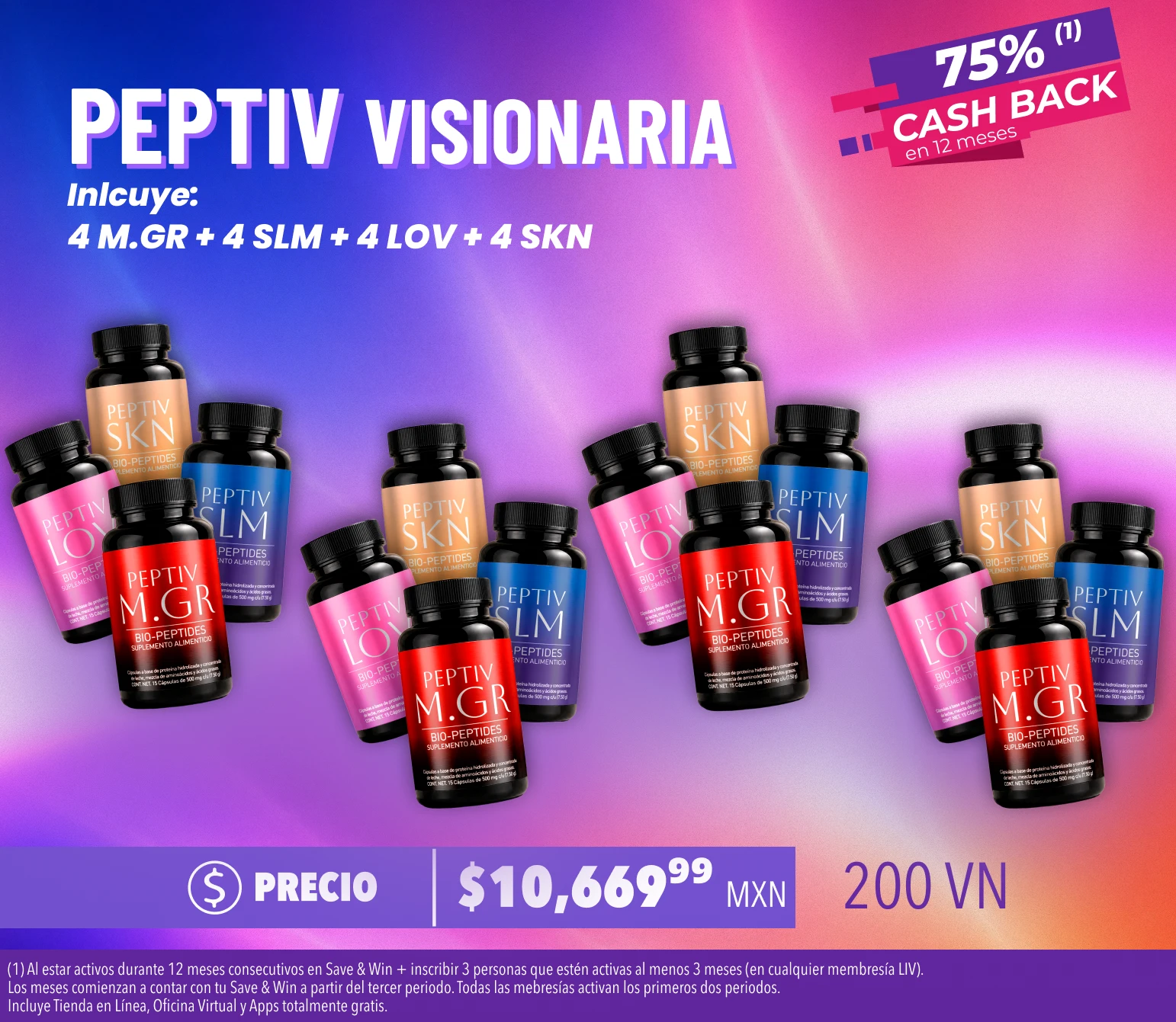 Membresia Peptive Visionaria