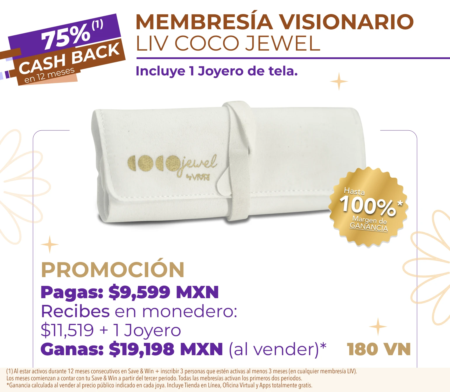 Membresia COCO Jewel Visionario + 1 joyero