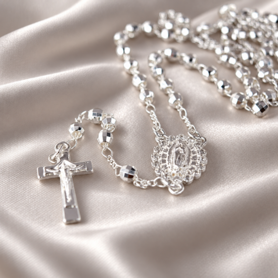 Imagen de Collar Rosario Divina Guadalupana Talla 5203