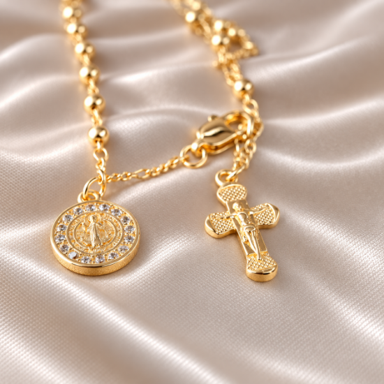 Imagen de Pulsera Decenario San Benito Talla 1903