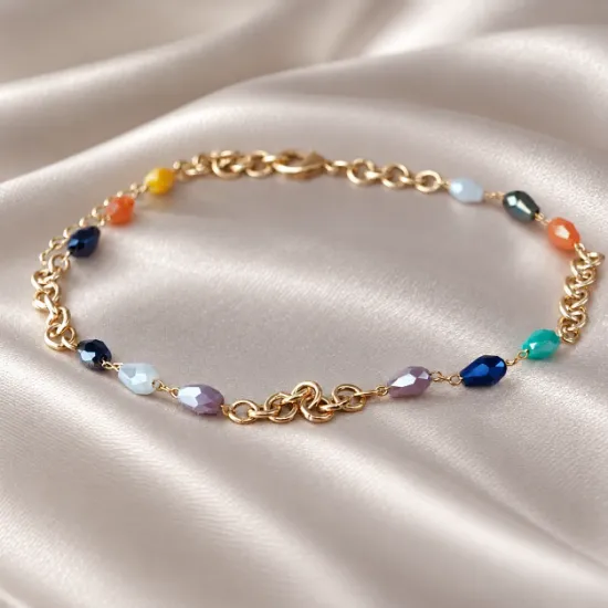 Imagen de Pulsera Tobillera Dulces Cristales  2204