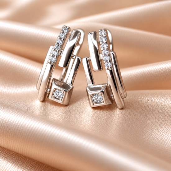 Imagen de Huggie Geometría Cuadrada