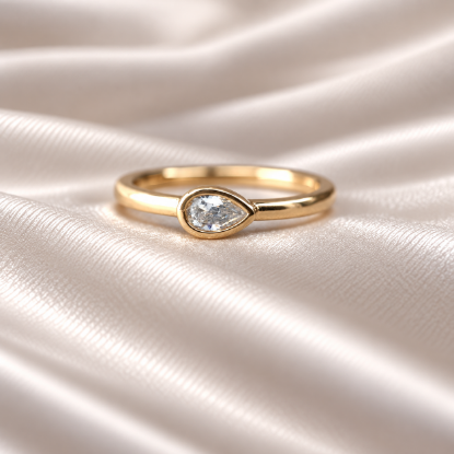 Imagen de Anillo Gota Radiante