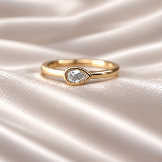Imagen de Anillo Gota Radiante