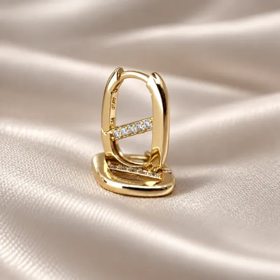 Imagen de Huggie Anilla de Oro