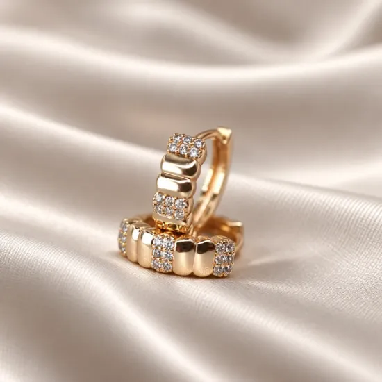 Imagen de Huggie Mosaicos de Oro y Cristal