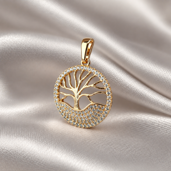 Imagen de Dije Árbol Raíces de Luz