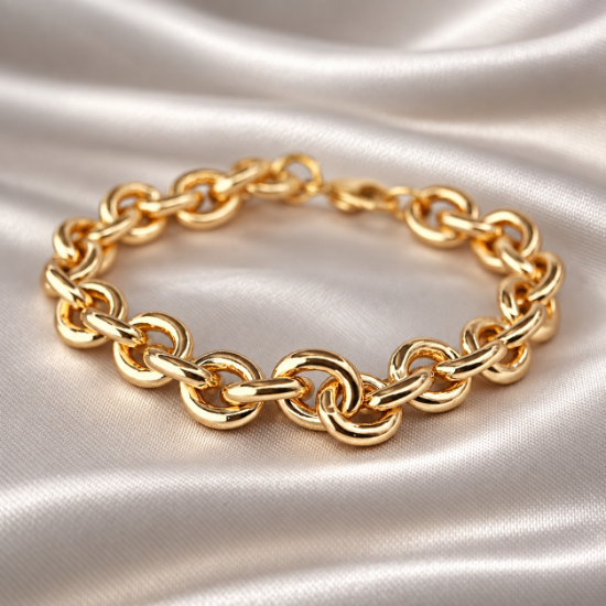 Imagen de Pulsera Entrelazada Glamour Talla 1909