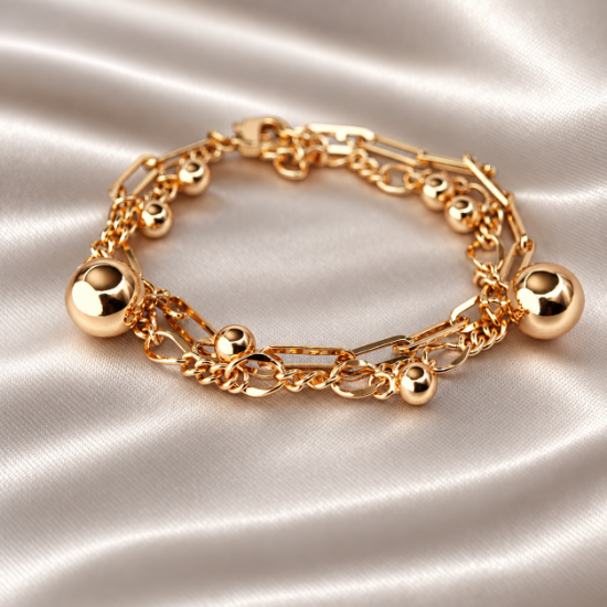 Imagen de Pulsera Cascada de Esferas Talla 1805