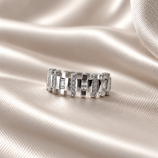 Imagen de Anillo Baguette Lineal
