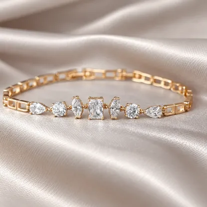 Imagen de Pulsera Geometría de Cristal Talla 1704